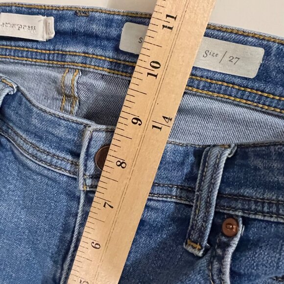 Anthropologie Pilcro Slim Fit Released Hem Ankle Jeans Size‎ 27 - Picture 3 of 10
